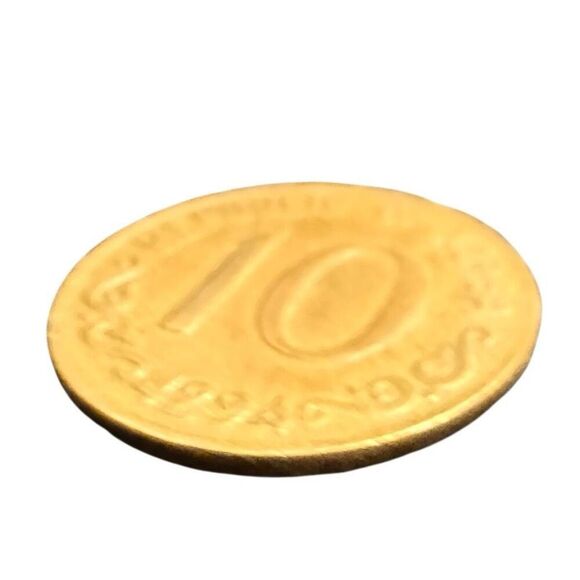 South Korea; 10 Hwan KE4294- 1961 KM#1   Coin - SCARCE !!! - Picture 3 of 6